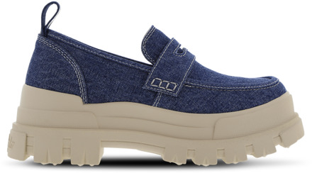 Buffalo Aspha Loafer Sneakers Dames - Blauw - Maat 37 - Synthetisch, Leer Blue