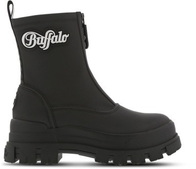 Buffalo Aspha Rain Zip Sneakers Dames - Zwart - Maat 37 - PU Black