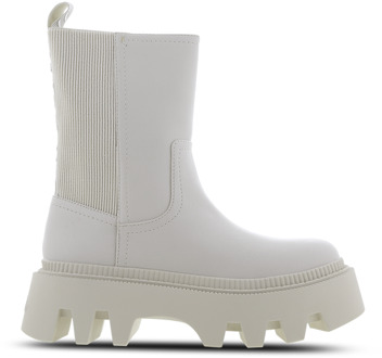 Buffalo Flora Chelsea Sneakers Dames - Wit - Maat 38 - Leer White