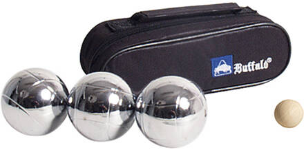 Buffalo Jeu de boules set metaal (3st.)