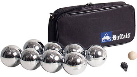 Buffalo Jeu de Boules set metaal (8st.)