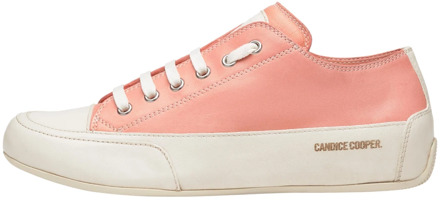 Buffed leather sneakers Rock S Candice Cooper , Orange , Dames - 36 Eu,39 Eu,38 Eu,37 Eu,41 1/2 Eu,41 Eu,38 1/2 Eu,43 Eu,40 1/2 Eu,42 Eu,40 EU