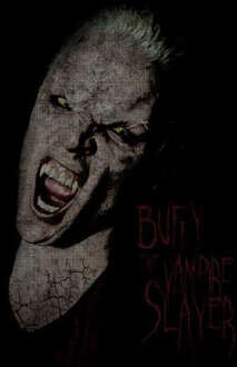 Buffy The Vampire Slayer Distress Spike Women's Cropped Hoodie - Black - XS - Zwart