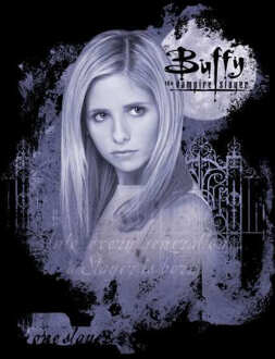 Buffy The Vampire Slayer Face Women's Cropped Hoodie - Black - XS - Zwart