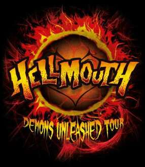 Buffy The Vampire Slayer Hellmouth Tour Women's Cropped Hoodie - Black - XS - Zwart