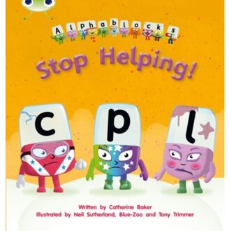 Bug Club Phonics Fiction Year 1 Phase 4 Set 12 Alphablocks Stop Helping