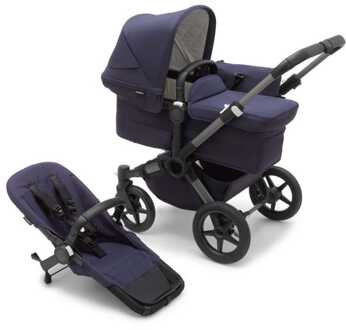 Bugaboo Kinderwagen Donkey 5 Classic Mono Complete Graphite/Dark Navy Blauw