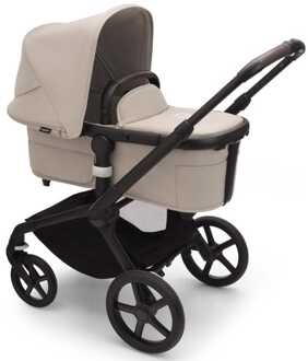 Bugaboo Kinderwagen Fox 5 met reiswieg en zitje Black /Desert Taupe Beige