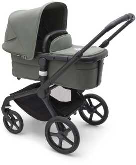 Bugaboo Kinderwagen Fox 5 met reiswieg en zitje Black / Forest Green Groen