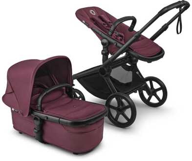 Bugaboo Kinderwagen Fox 5 Renew compleet Black /Dark Cherry Rood