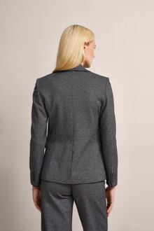 Bugatti Damen Blazer met structuur Donkerblauw - EU 34 / UK 6