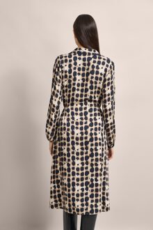 Bugatti Damen Blousejurk met licht gerimpelde taille Zwart - EU 42 / UK 14