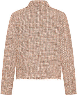 Bugatti Damen BouclÈ jas katoenmix Oranje - EU 44 / UK 16