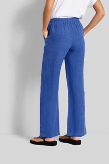 Bugatti Damen Casual broek met elastiek in de taille Blauw - EU 34 / UK 6