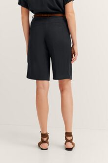 Bugatti Damen Linnen korte broek Zwart - EU 44 / UK 16