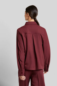 Bugatti Damen Overhemd blouse met 1 knoop manchet Bordeaux