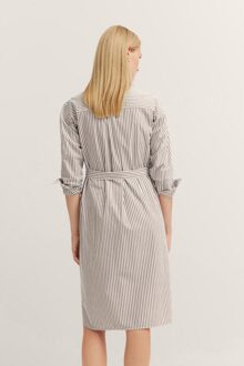 Bugatti Damen Overhemdjurk met ceintuur Bruin - EU 38 / UK 10