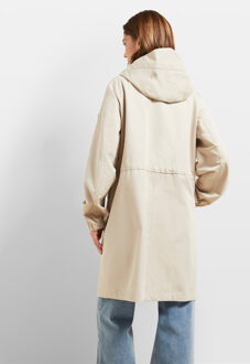 Bugatti Damen Parka met capuchon Beige - EU 36 / UK 8