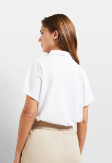 Bugatti Damen Poloshirt met applicaties Wit - XS