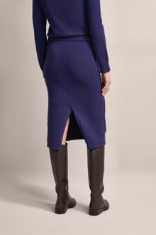 Bugatti Damen Rok in stretchviscose Marineblauw - XS