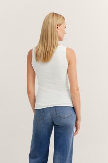 Bugatti Damen Top in comfortabele katoenmix Ecru - M