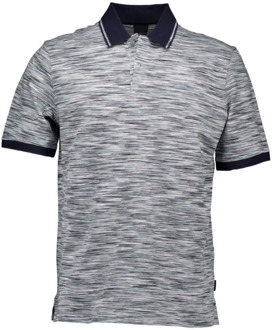 Bugatti Grijze Polo Shirt Bugatti , Gray , Heren - L,3Xl