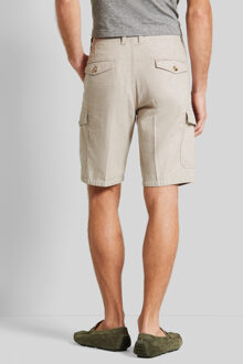 Bugatti Herren Bermuda in stretchkatoen - maat Ecru