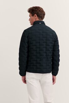 Bugatti Herren Blouson in gewatteerde look - maat Marineblauw
