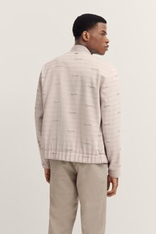 Bugatti Herren Blouson met collage kraag Beige - 50 (Borst)