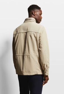 Bugatti Herren Blouson met oprolbare capuchon - maat 52 (Borst) Beige