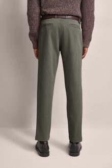 Bugatti Herren Casual broek van een katoen-elastaanmix Olijf - 34W/34L