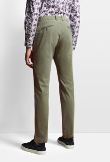 Bugatti Herren Chino met elastaangehalte Olijf - 35W/30L