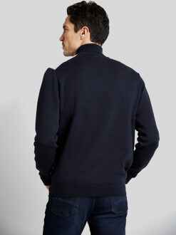 Bugatti Herren Coltrui met winters bergmotief - maat 2XL Marineblauw