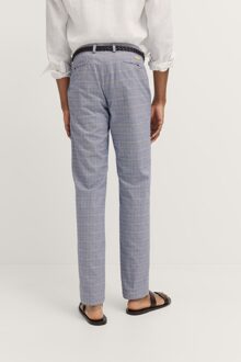 Bugatti Herren Een chino met een nauwsluitende pasvorm Blauw - 42W/32L