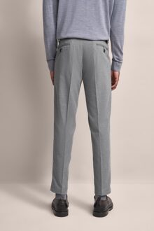 Bugatti Herren Geplooide broek met moderne flanelzachte touch Grijs - 36W/30L