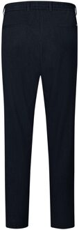 Bugatti Herren Geplooide broek met stretchfunctie Marineblauw - 40W/30L