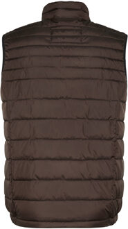 Bugatti Herren Gewatteerd vest van lichtgewicht nylon - maat EU 50 Bruin