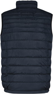 Bugatti Herren Gewatteerd vest van lichtgewicht nylon - maat EU 56 Marineblauw