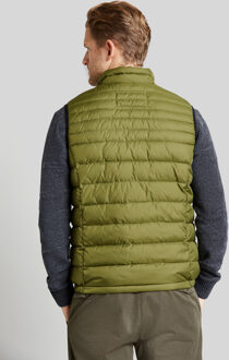 Bugatti Herren Gewatteerd vest van lichtgewicht nylon Olijf - EU 48