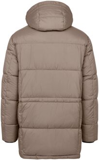 Bugatti Herren Gewatteerde parka met opstaande kraag - maat Beige