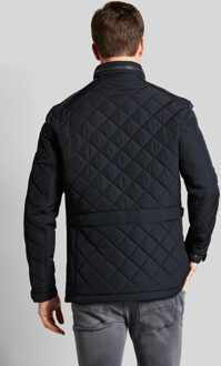 Bugatti Herren Jack in ruitpatroon Zwart - 52 (Borst)