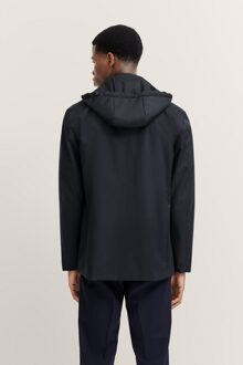 Bugatti Herren Jas met afneembare capuchon - maat EU 56 Marineblauw