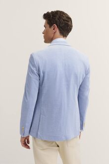 Bugatti Herren Jas met reverskraag Blauw en Grijs Multi - 48 (Borst)