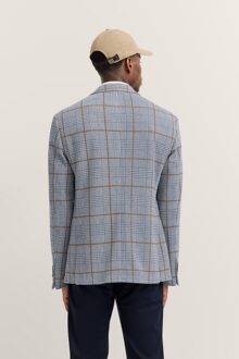 Bugatti Herren Jas met ruitjespatroon Lichtblauw - EU 56