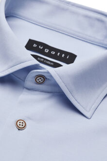 Bugatti Herren Jersey overhemd Lichtblauw