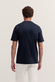 Bugatti Herren Katoenen T-shirt - maat Marineblauw