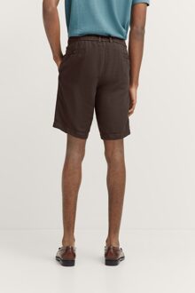 Bugatti Herren Linnen-katoenmix bermuda Bruin - EU 58