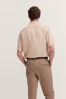 Bugatti Herren Linnen overhemd Taupe - S