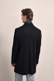 Bugatti Herren Mantel met giletflap - maat EU 52 Marineblauw