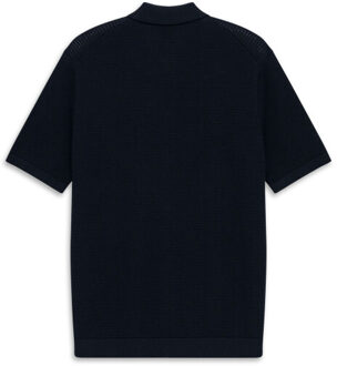 Bugatti Herren polo 1/2 arm 7100-15536e Blauw - XL